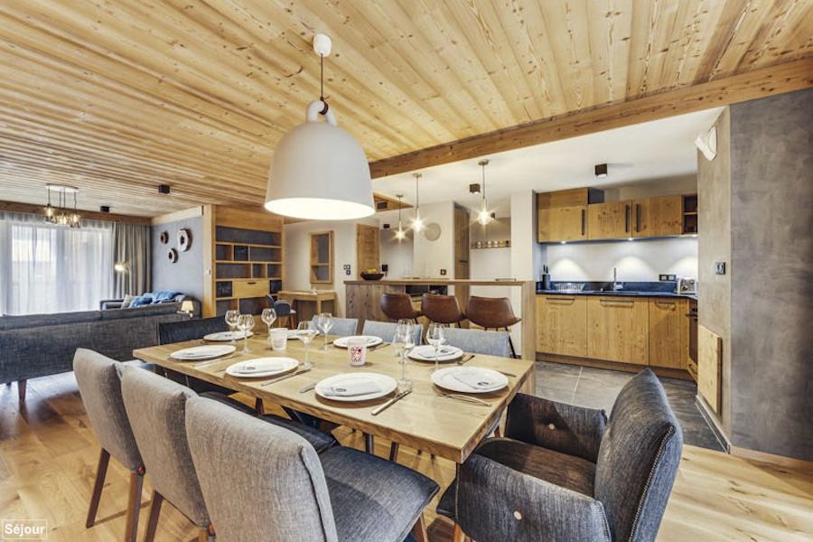 appartement snega 01, la salle à manger