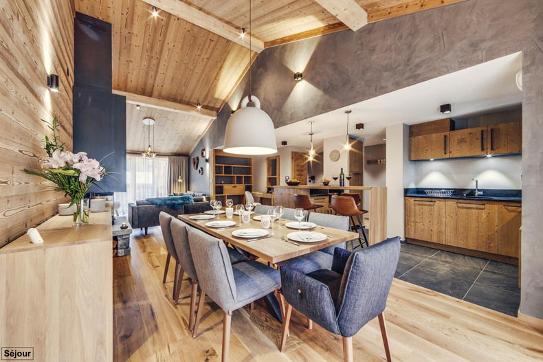 appartement snega 02, la salle à manger